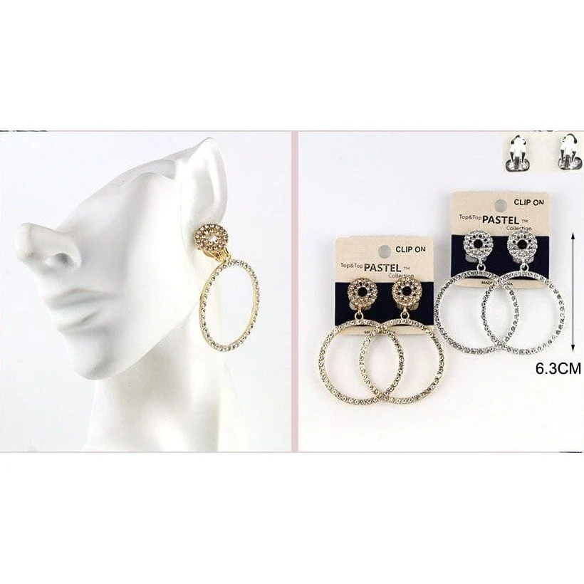 Top & Top Pastel Collection Clip-On Earrings - Image 2