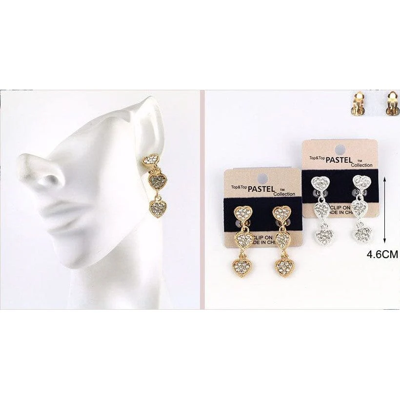 Top & Top Pastel Collection Clip-On Earrings - Image 4