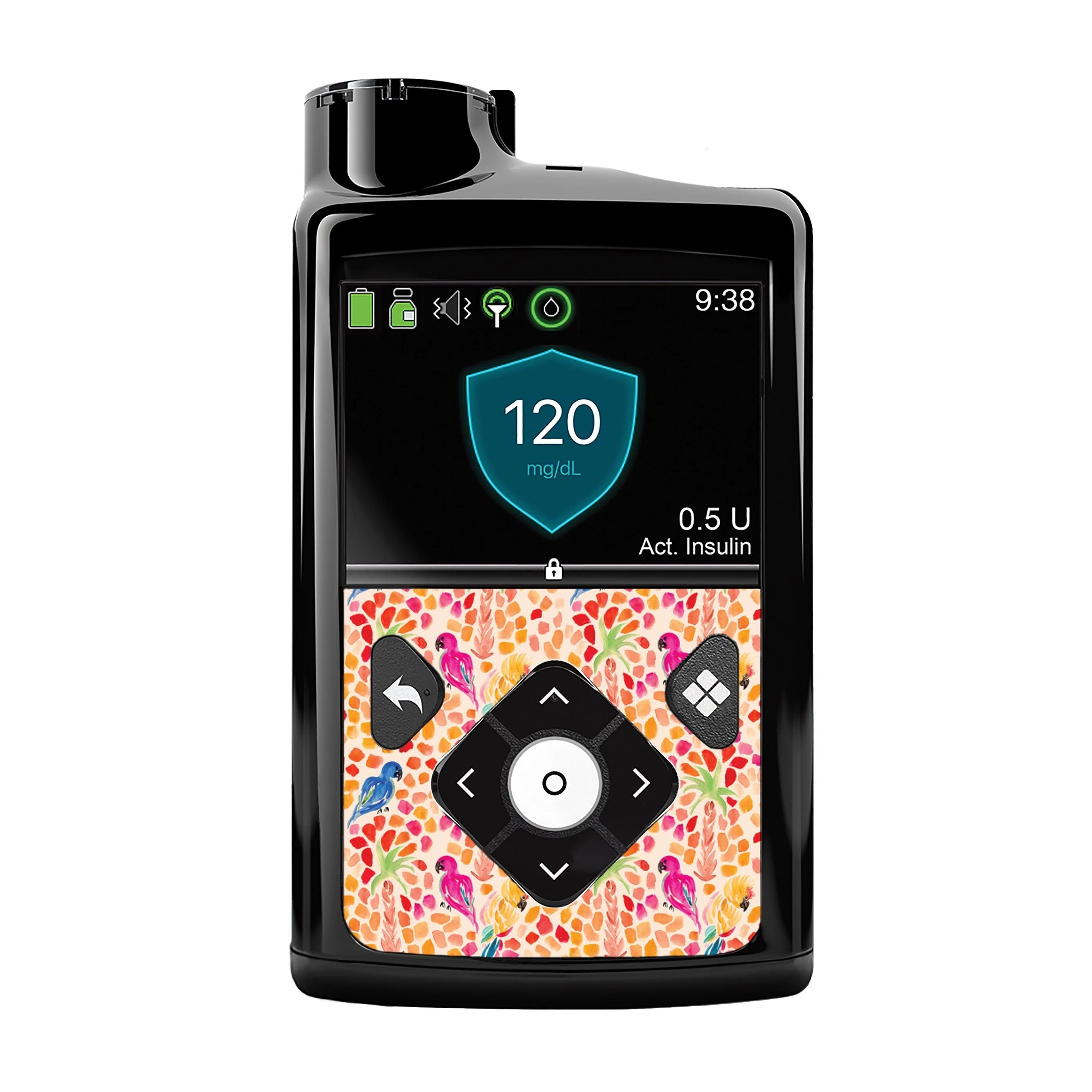 Tropical Watercolor Sticker for Medtronic MiniMed 770G & 780G