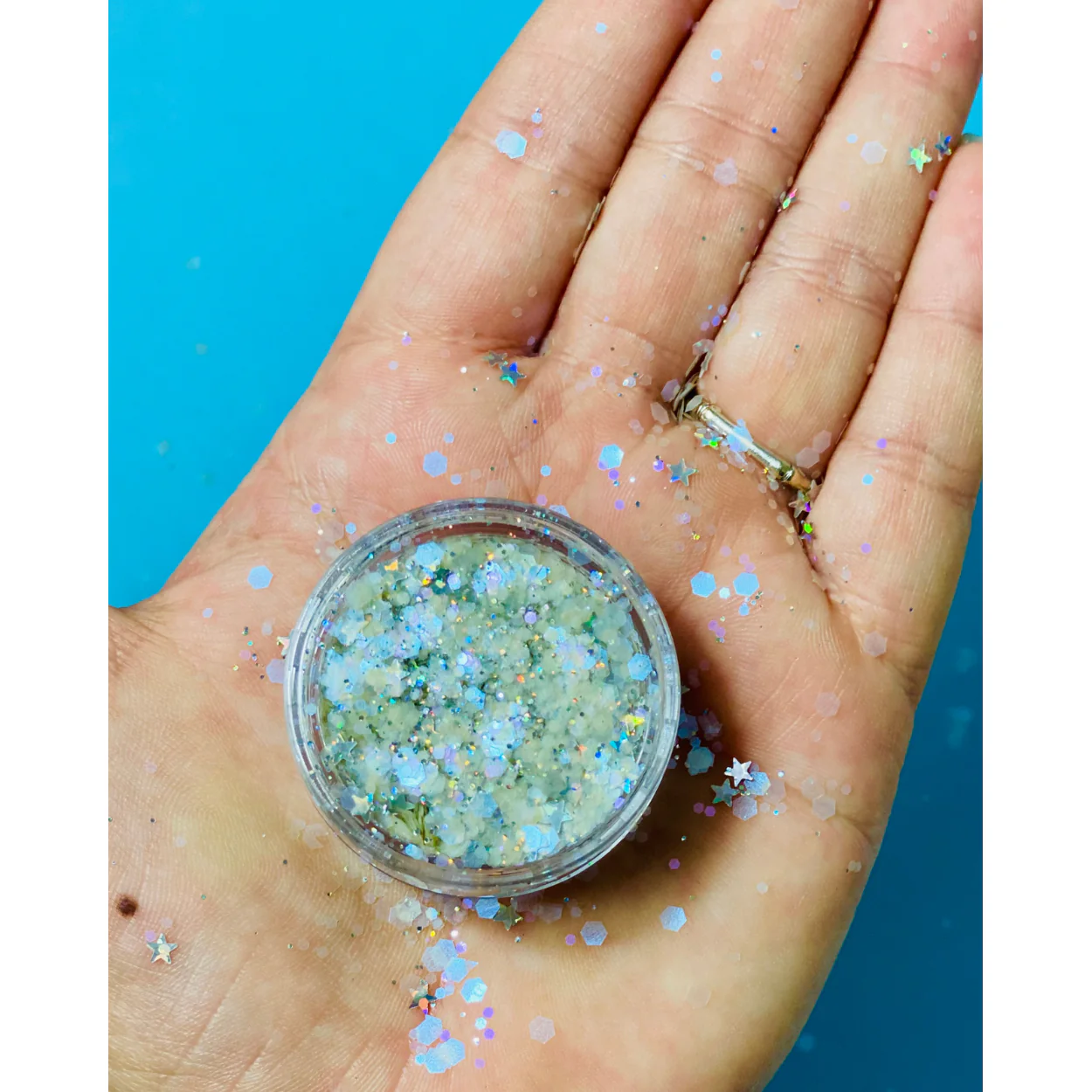 Tulum - Iridescent Eco Glitter with Stars - Image 2