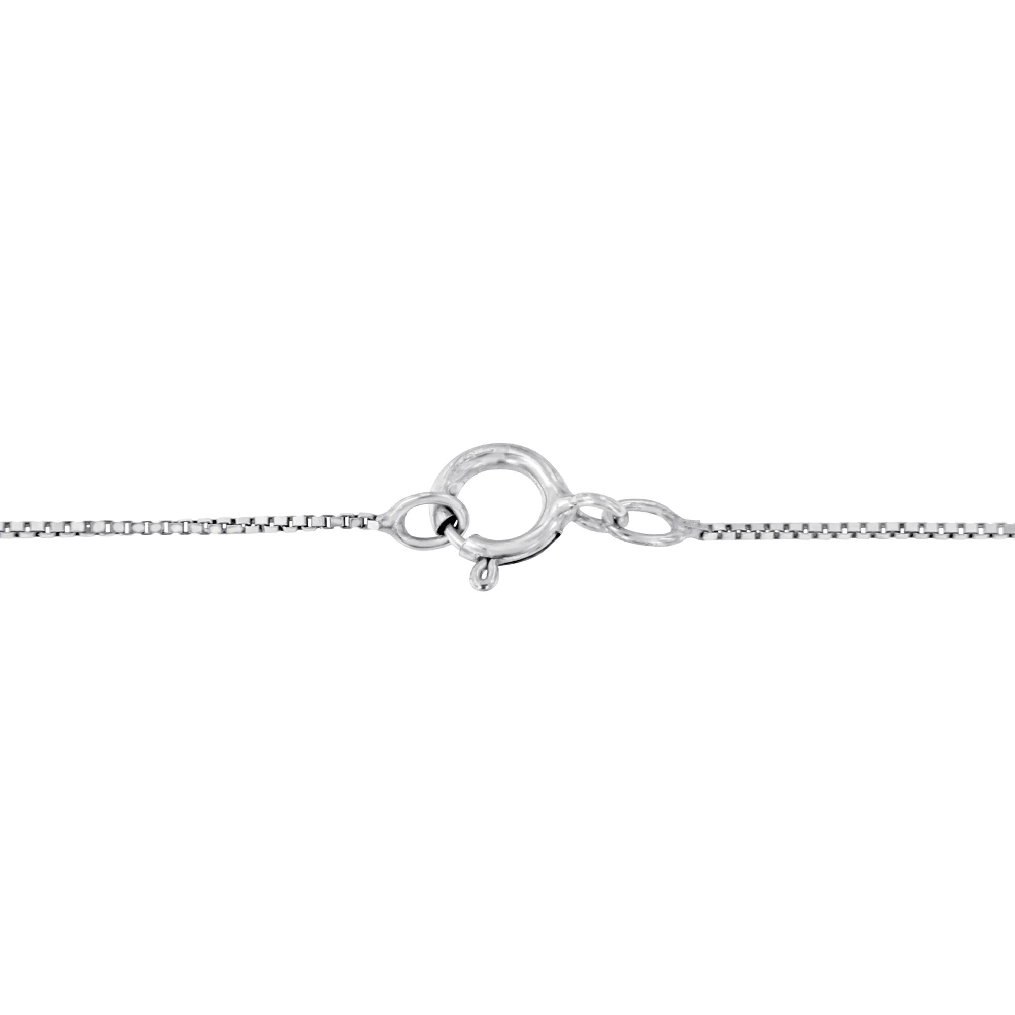 Two Tone .925 Sterling Silver 1/5 cttw Diamond "Mom" and Heart Pendant Necklace (H-I, I1-I2) - Image 4