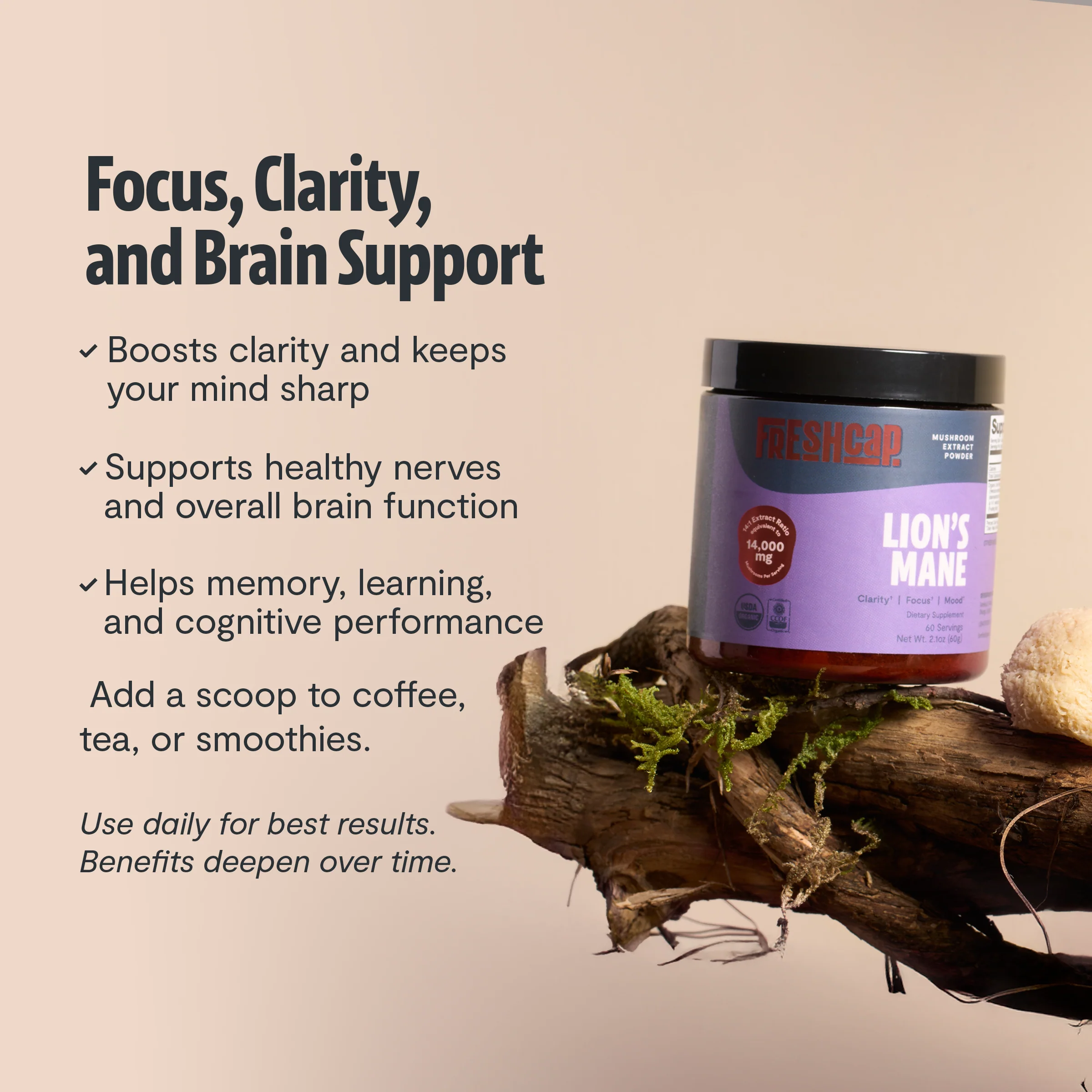 Organic Mushroom Complex Supplement Capsules - Image 39