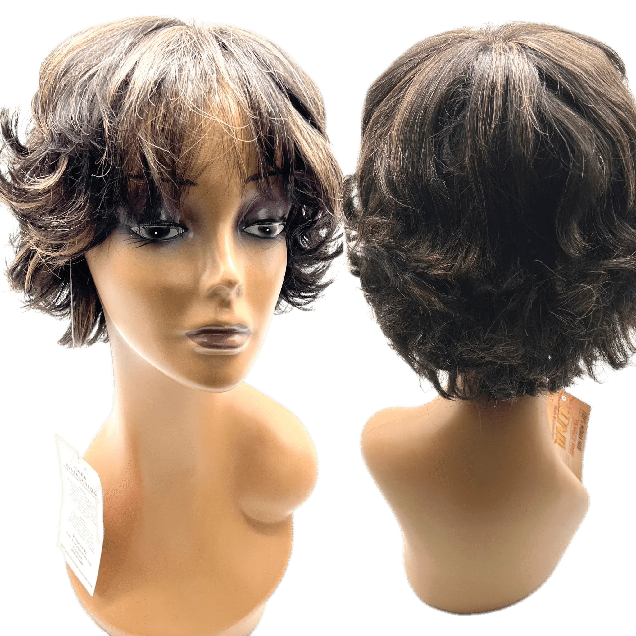 Unique's 100% Human Hair Full Wig / Style "V" - Image 10