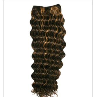 Unique's Human Hair New Deep Wave 12''