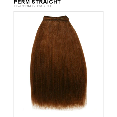 Unique's Human Hair Perm Straight 8 Inch