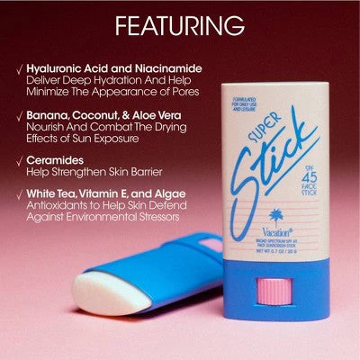 Vacation Super Stick Face SPF 45 - Imperfect Box - Image 6