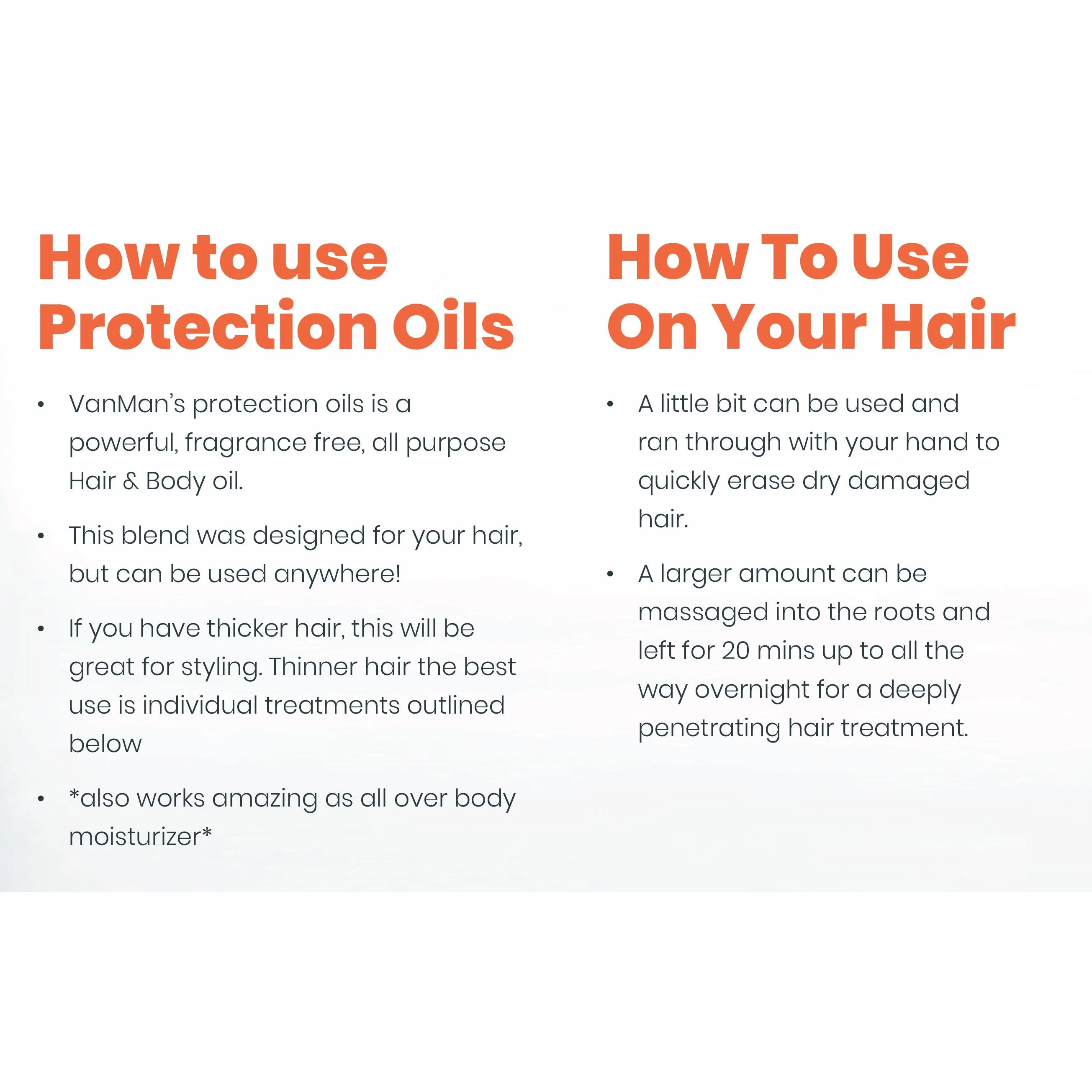 VanMan's Protection Oils Hair Serum - Image 4