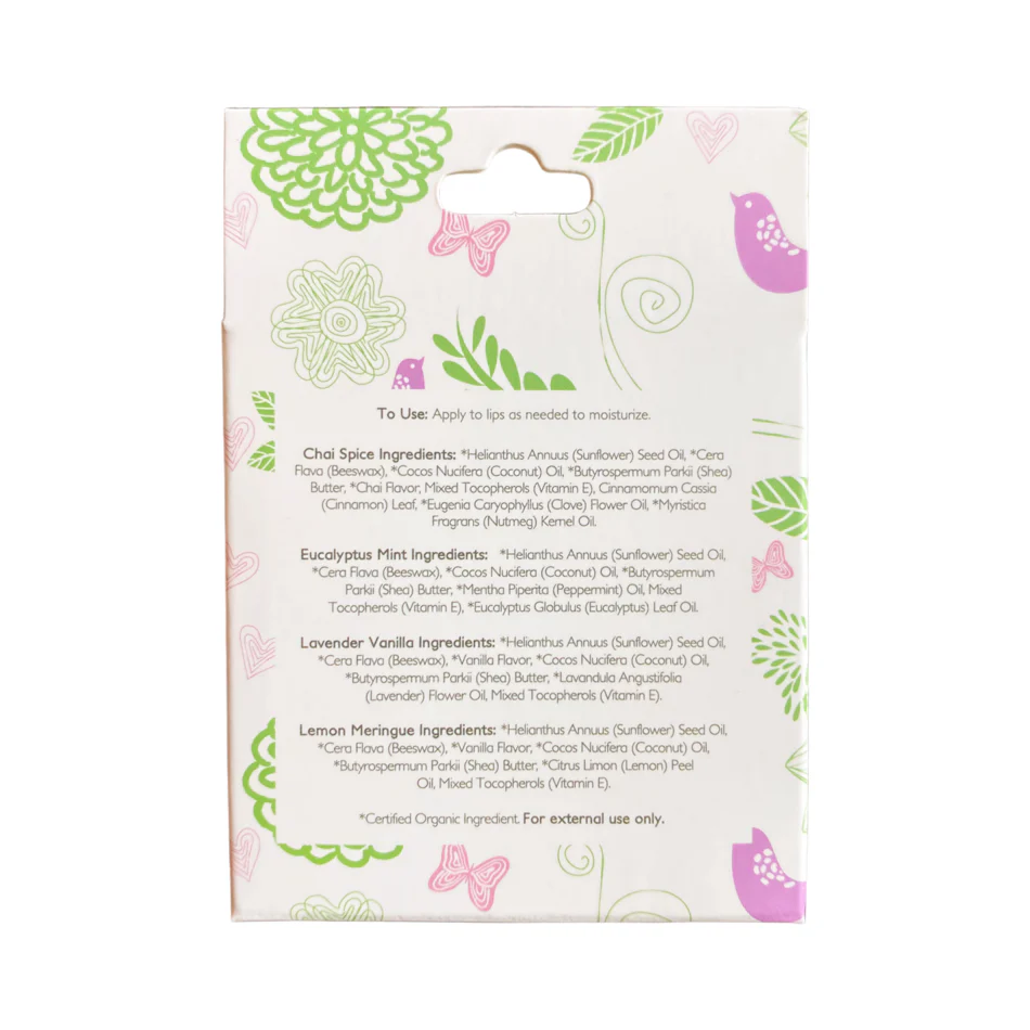 Variety Lip Set - Organic Nature's Silk Lip Balm - Image 2