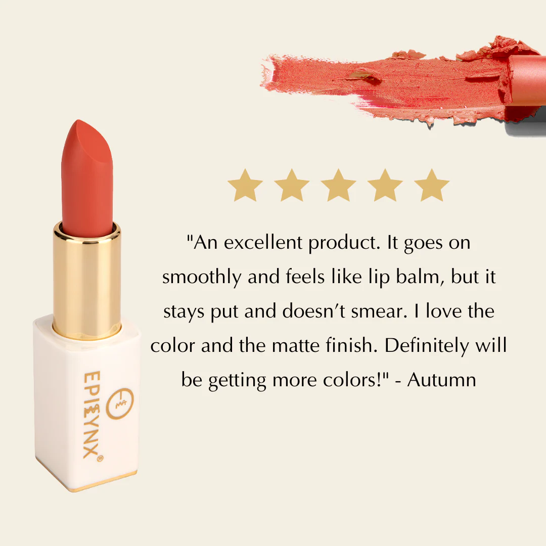 Vegan Matte Lipstick – Hydrating, Long-Wear, Magnetic Case - Image 5