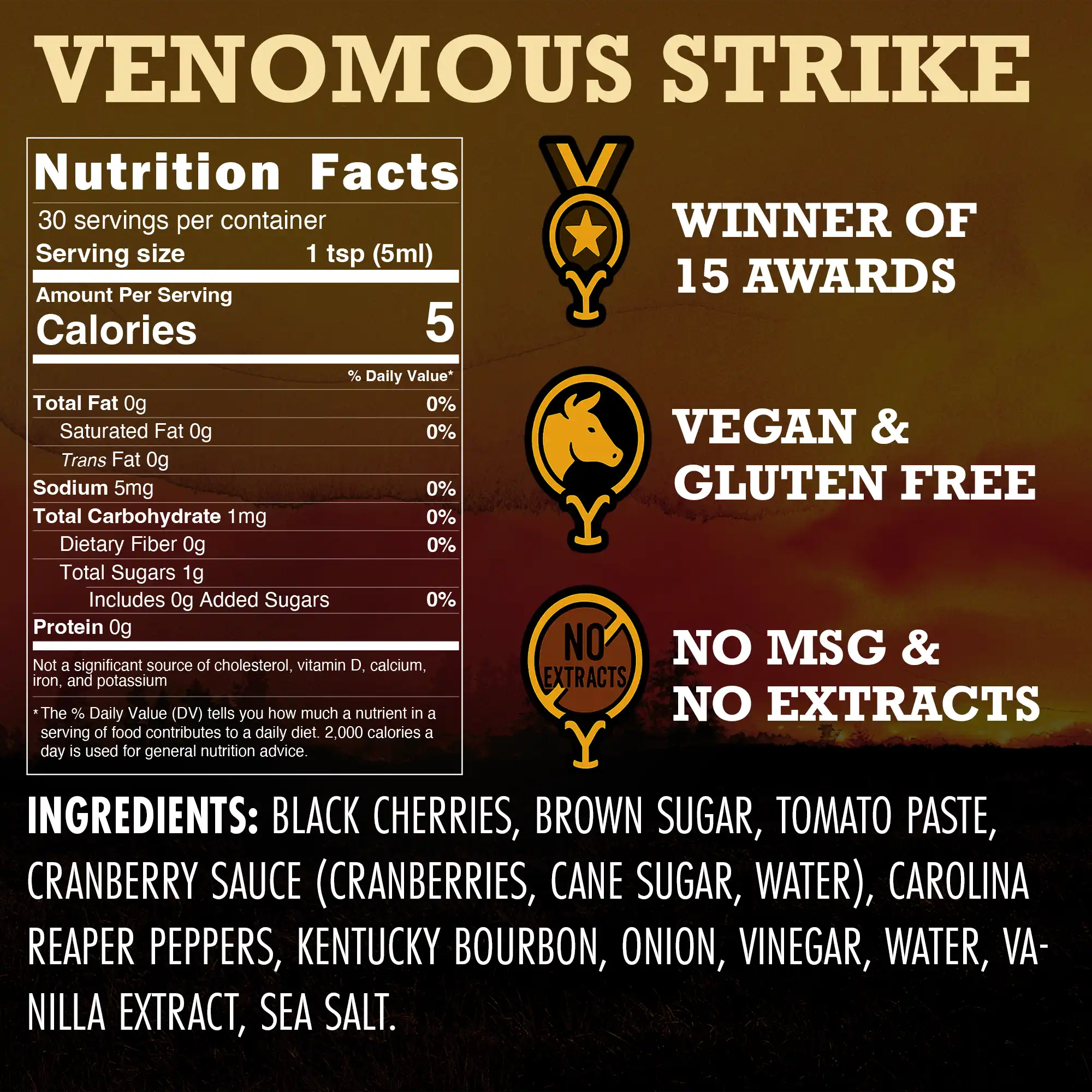 Venomous Strike (Reaper Hot Sauce) - Image 6