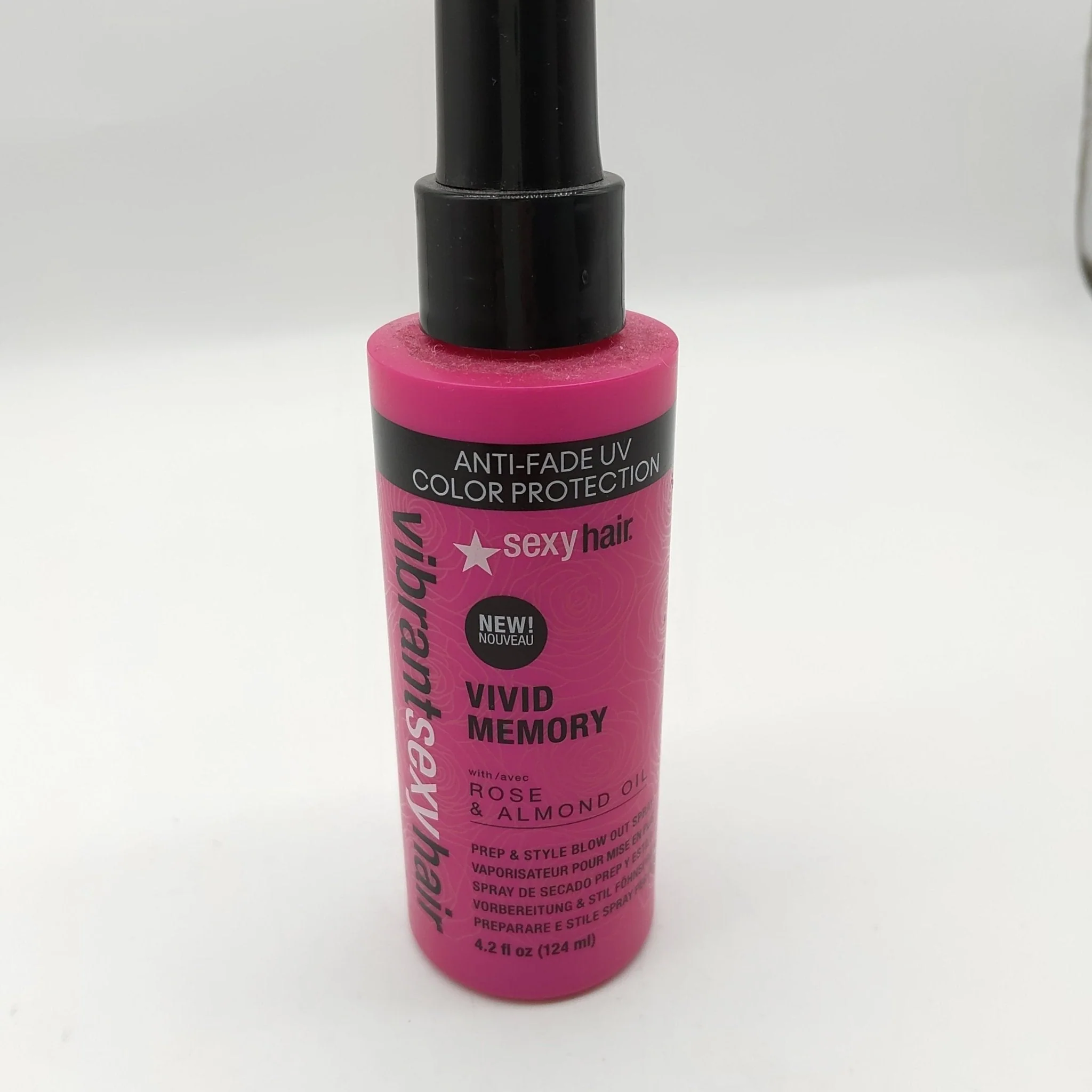 Vibrant Sexy Hair Vivid Memory Rose& Almond Oil 4.2 Oz