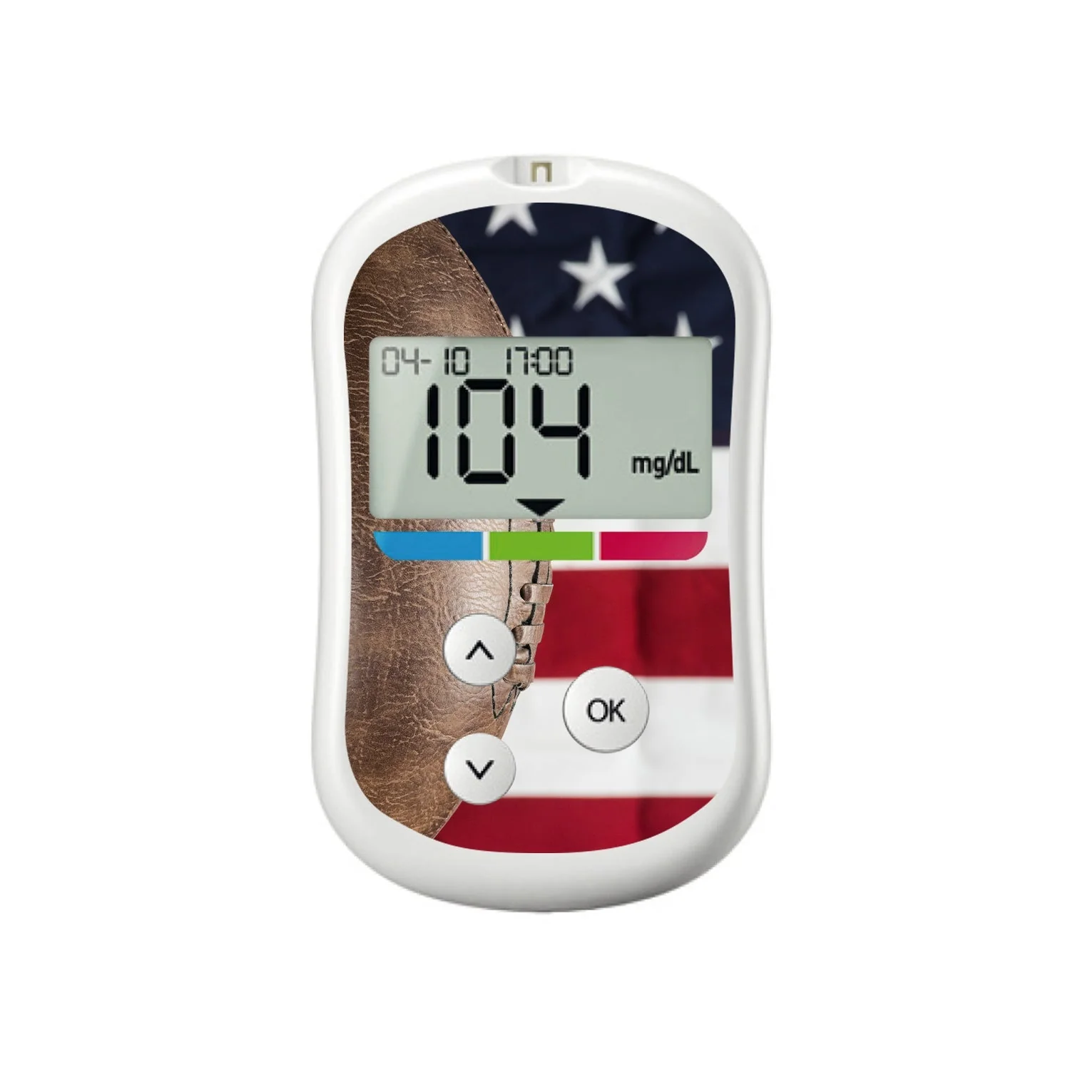 Vintage Football for OneTouch Verio Flex Glucometer
