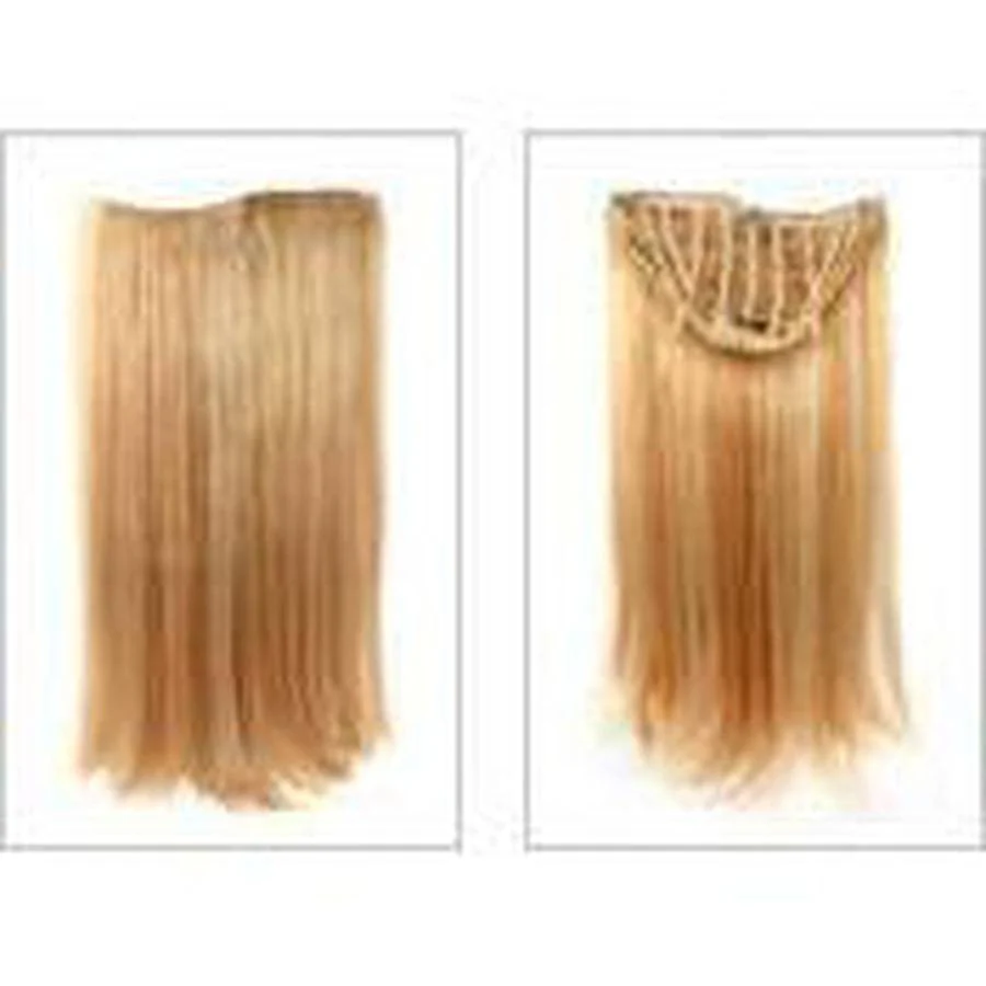 VIP Collection Synthetic Clip-In Extensions / Onyx Style