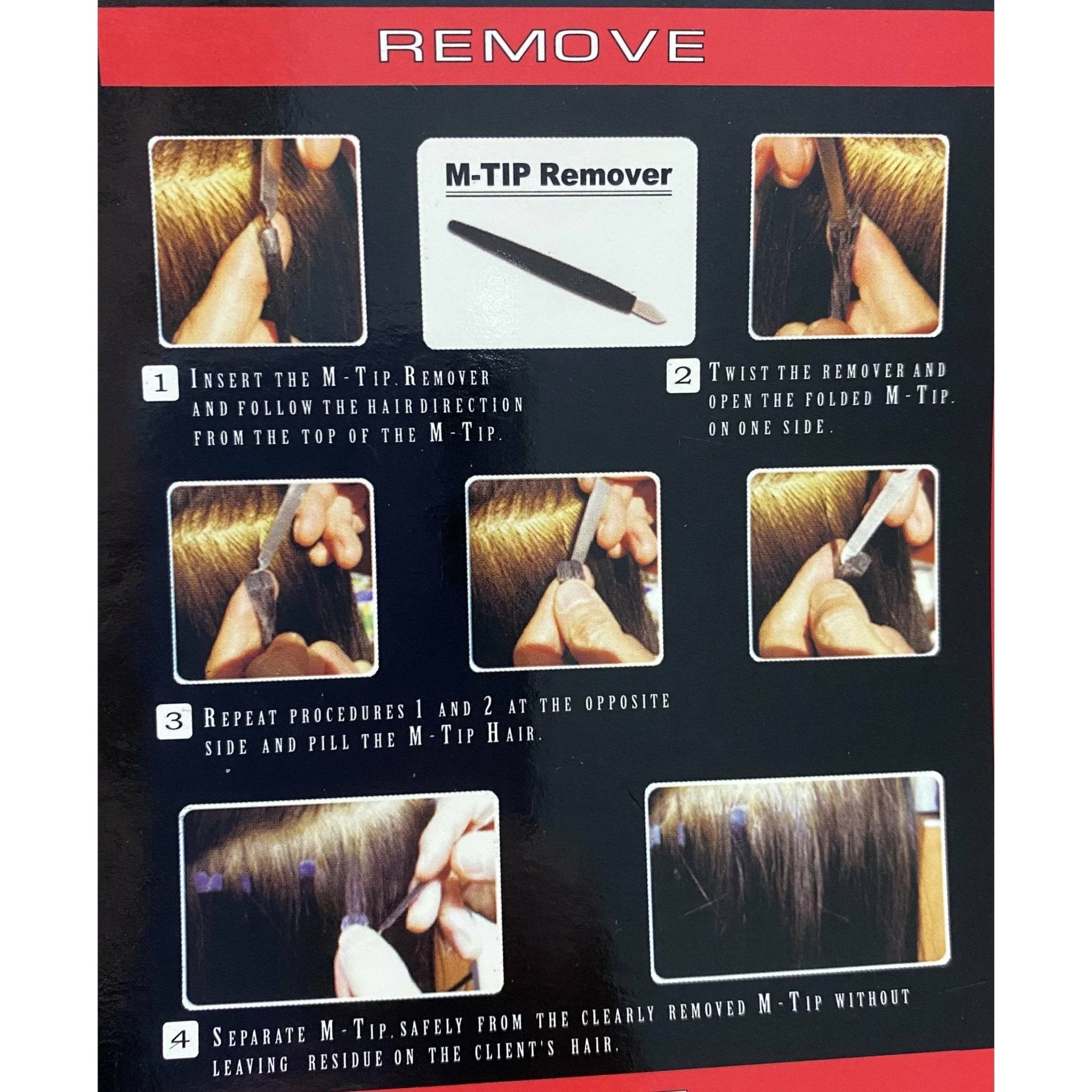 VIP M-Tip System (Tape Extensions 100 strands) / Straight 18" - Image 9
