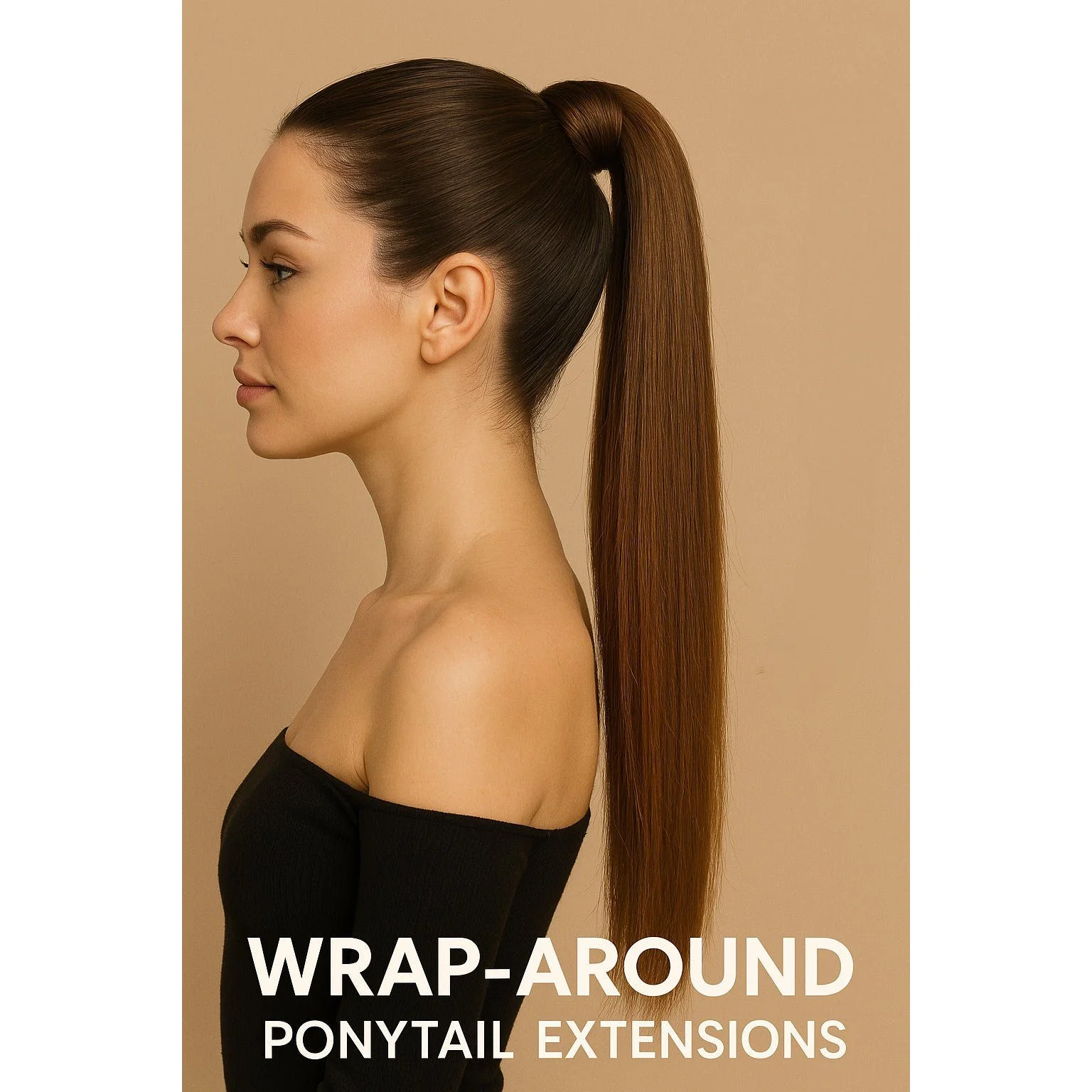 VIP PONYTAIL / Silky 18" 100% Human Hair