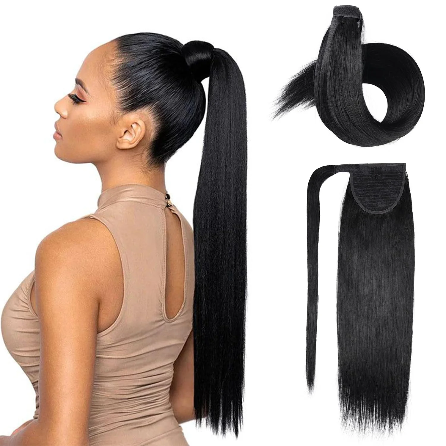 VIP PONYTAIL / Silky 18" 100% Human Hair - Image 23