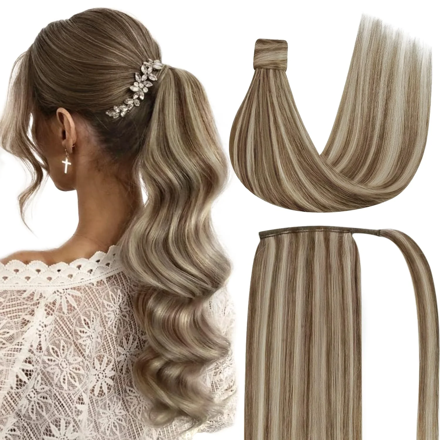 VIP PONYTAIL / Silky 18" 100% Human Hair - Image 25