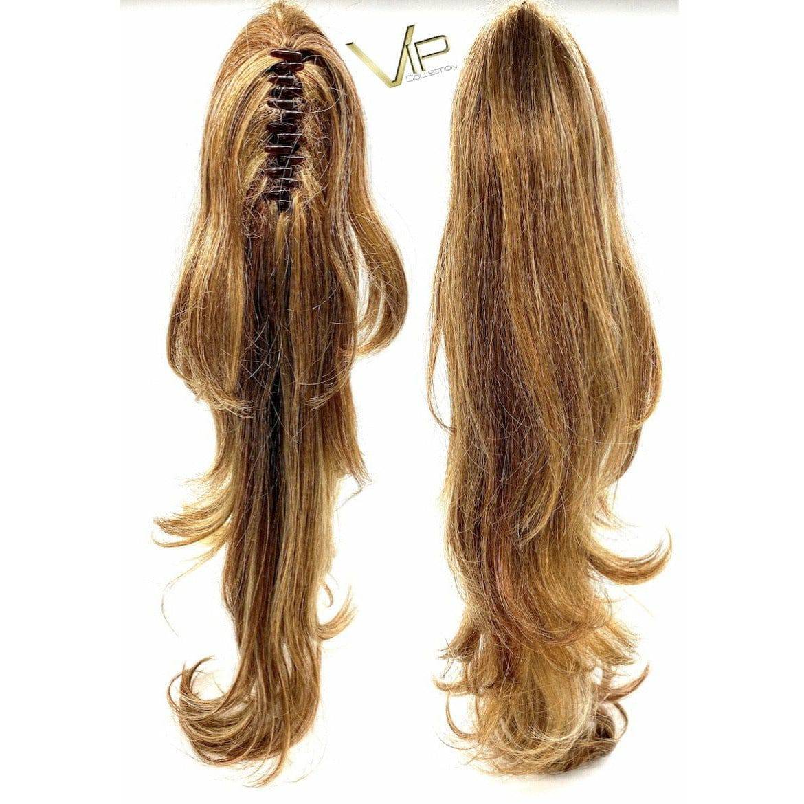 VIP Synthetic Claw Clip Ponytail - Sapphire - Image 2