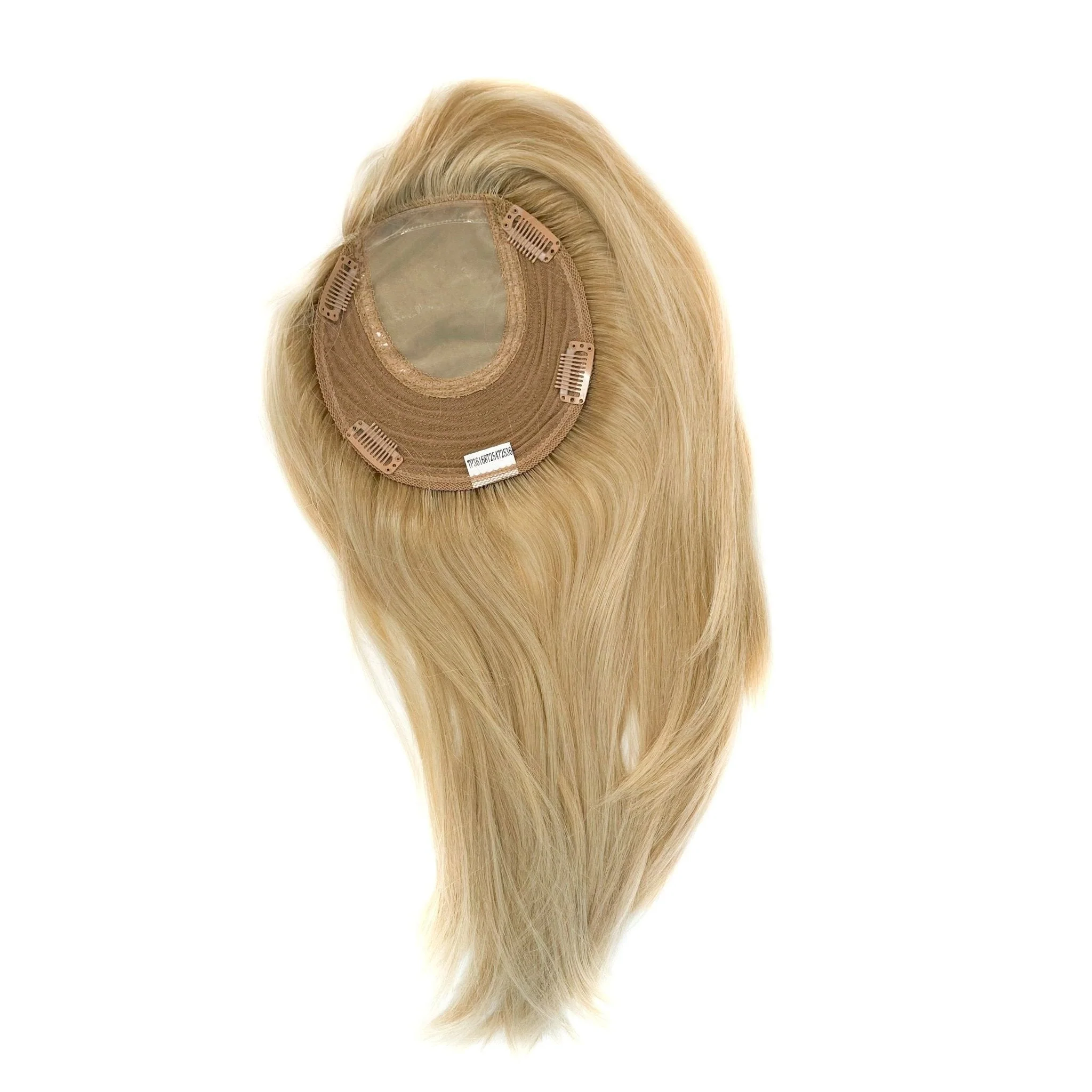 Virgin Remy Human Hair Silk Straight Top Topper Pieces (TP36) - Image 3