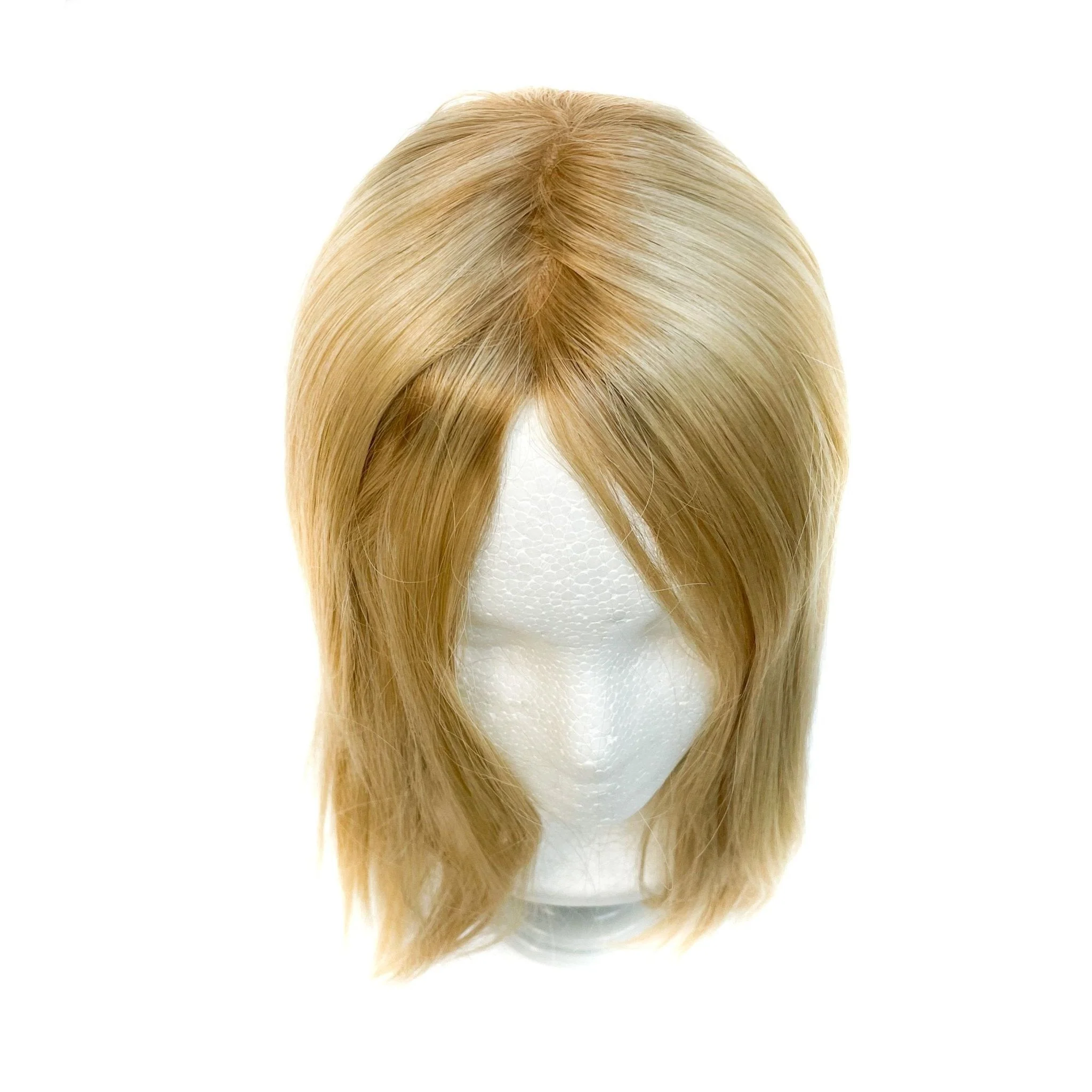 Virgin Remy Human Hair Silk Straight Top Topper Pieces (TP37) - Image 2