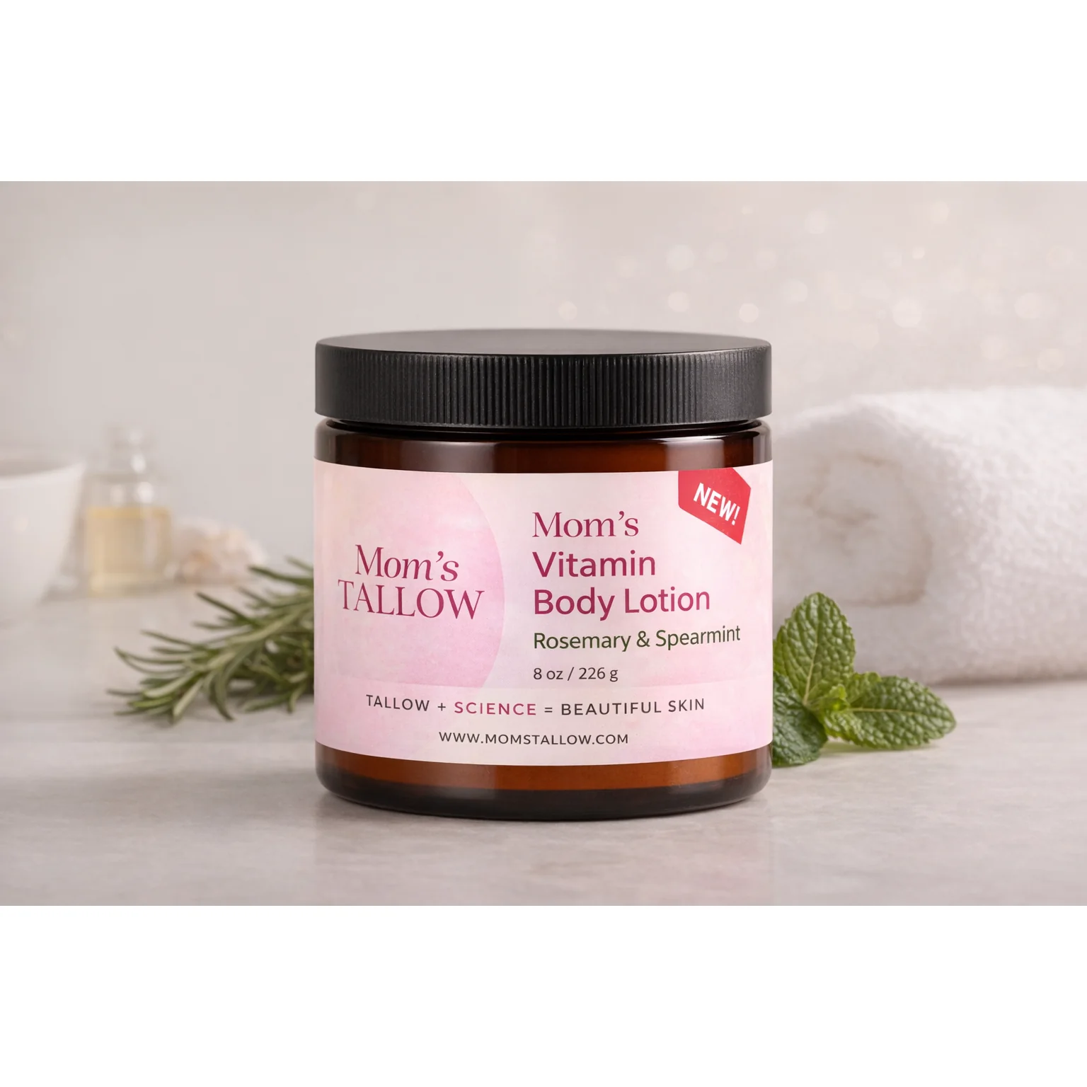 Vitamin-Infused Tallow Body Lotion - Image 3