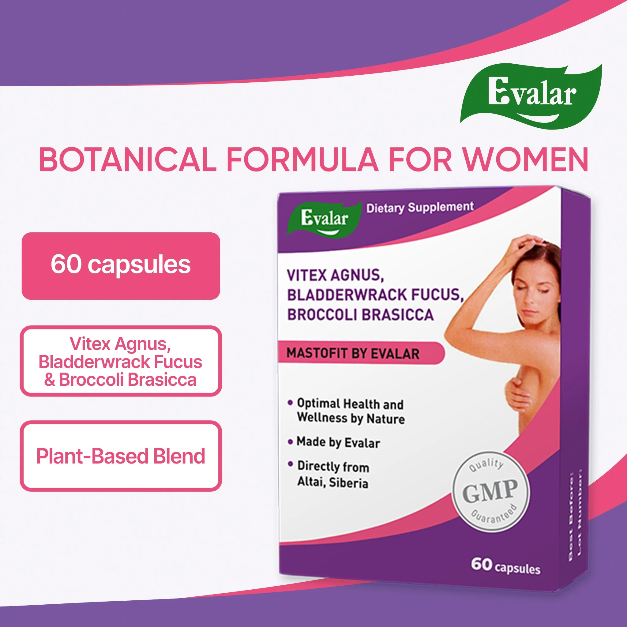 Vitex Chaste Tree Bladderwrack Fucus Extract Mastofit Herb by Evalar 60 Caps - Image 11