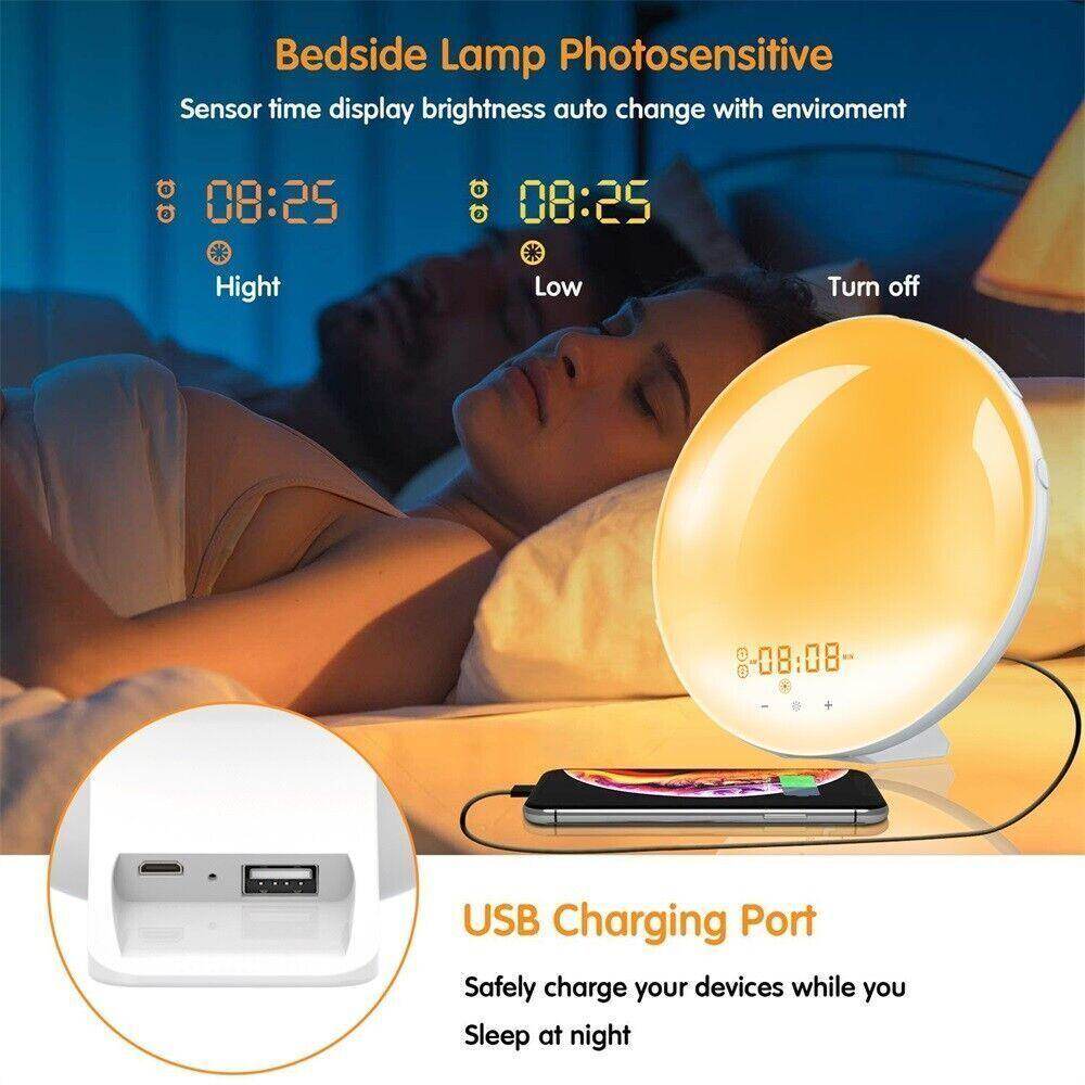 Wake Up Sunrise Simulation Alarm Clock
