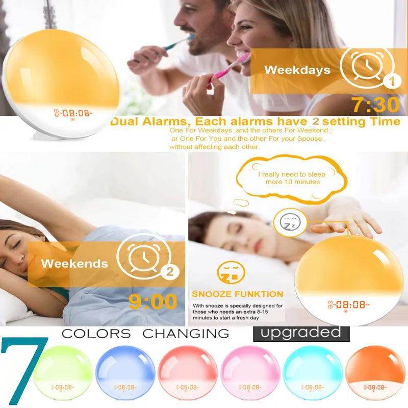 Wake Up Sunrise Simulation Alarm Clock - Image 3