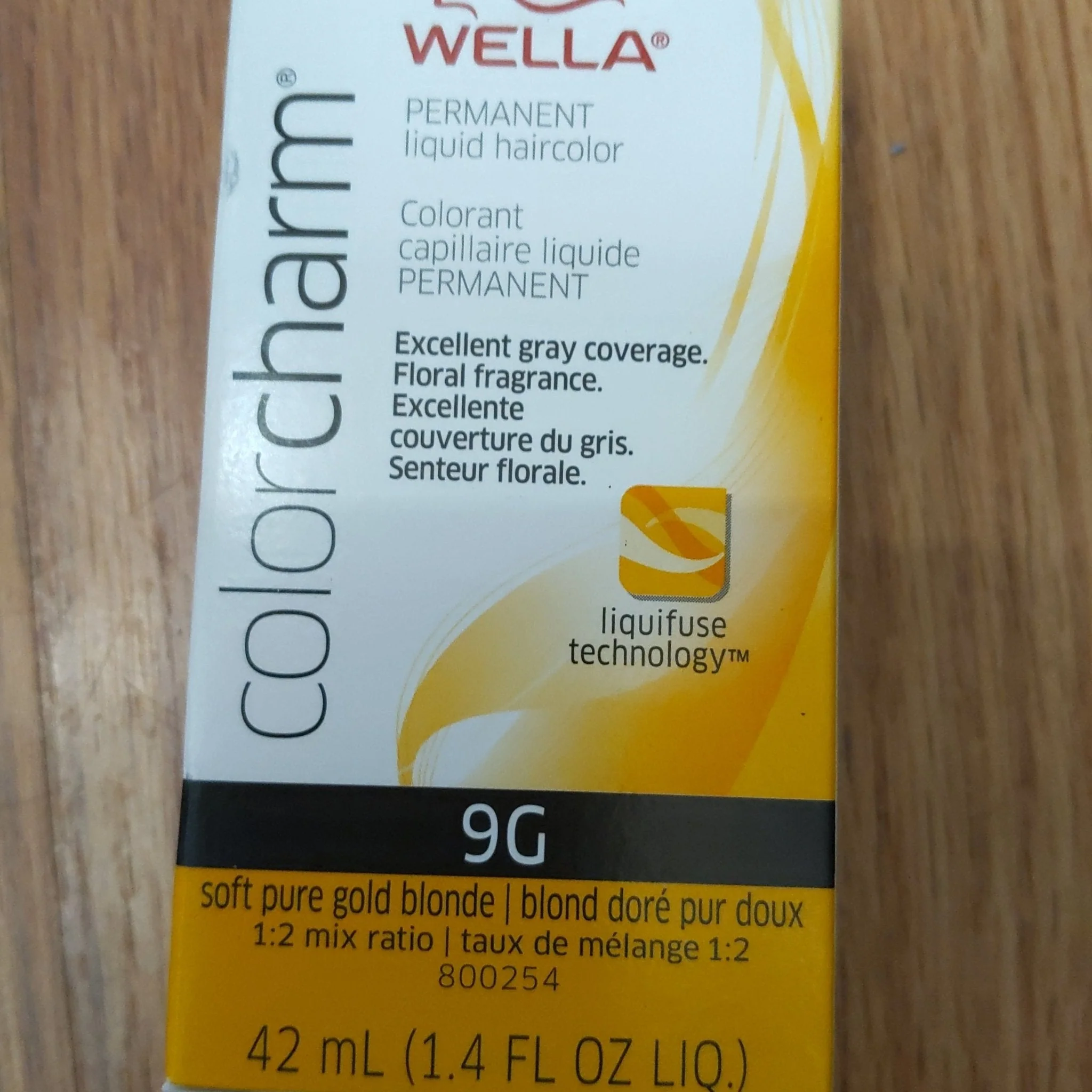 Wella Color Charm Liquid Haircolor Pure Golden Blonde 9G