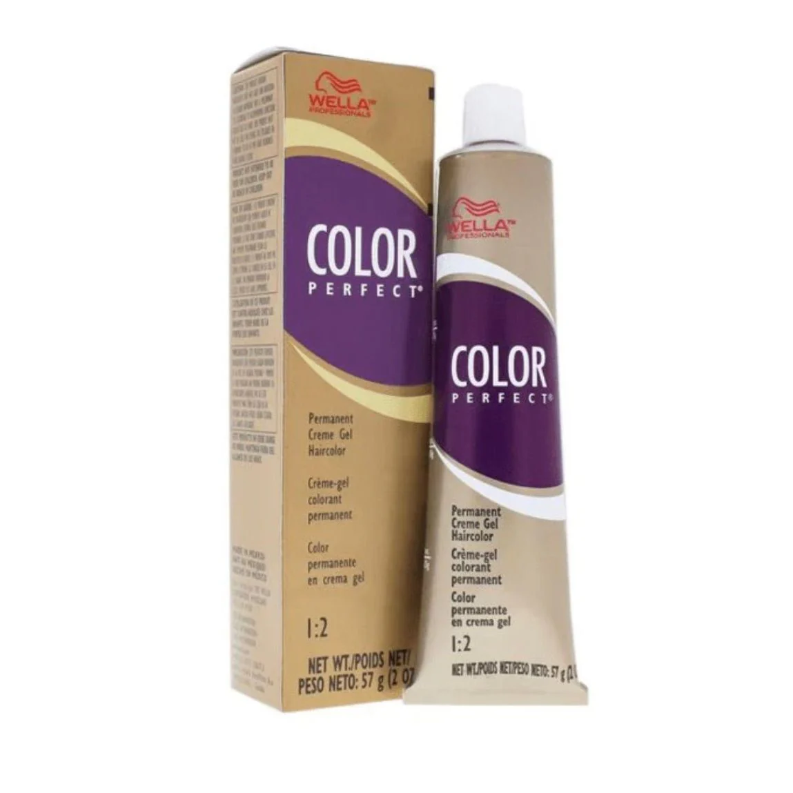 Wella color perfect colorant gel creme 4rrv 4/64