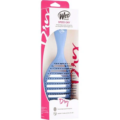 Wet Brush Speed Dry Detangler Hair Brush Solid Sky Blue - New - Image 5