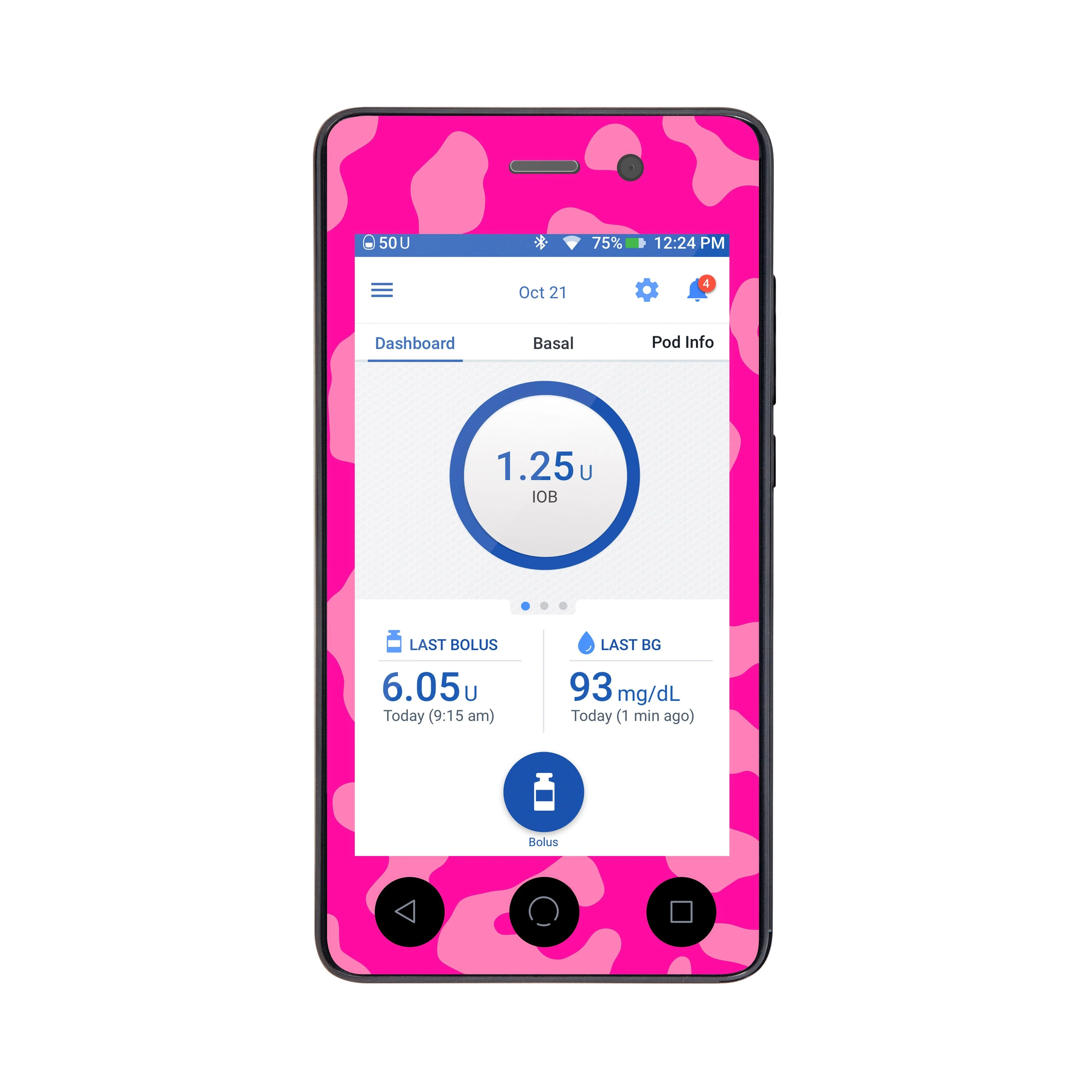 Wild Cat Sticker for Omnipod DASH® PDM – Pump Peelz