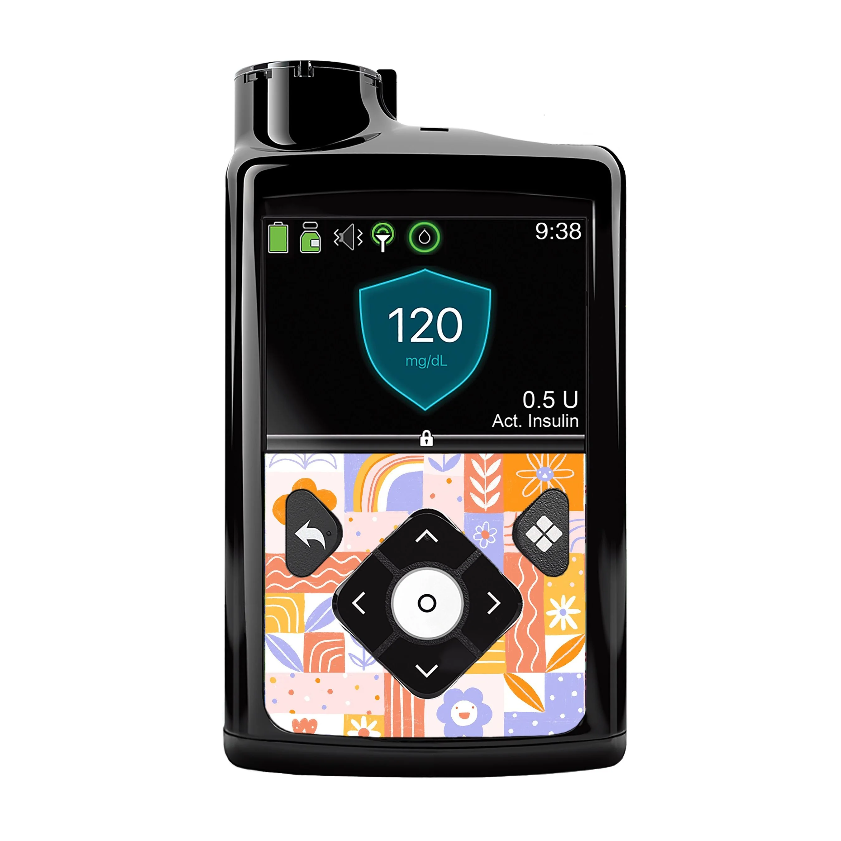 Wildflower Doodle Medtronic MiniMed 770G & 780G Sticker - Pump Peelz