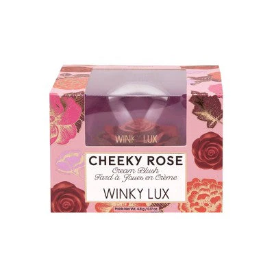 Winky Lux Cheeky Rose Blush - Crown - 0.17oz: Cream Formula, Radiant Finish, Paraben & Gluten-Free, Vegan Blush - Image 2