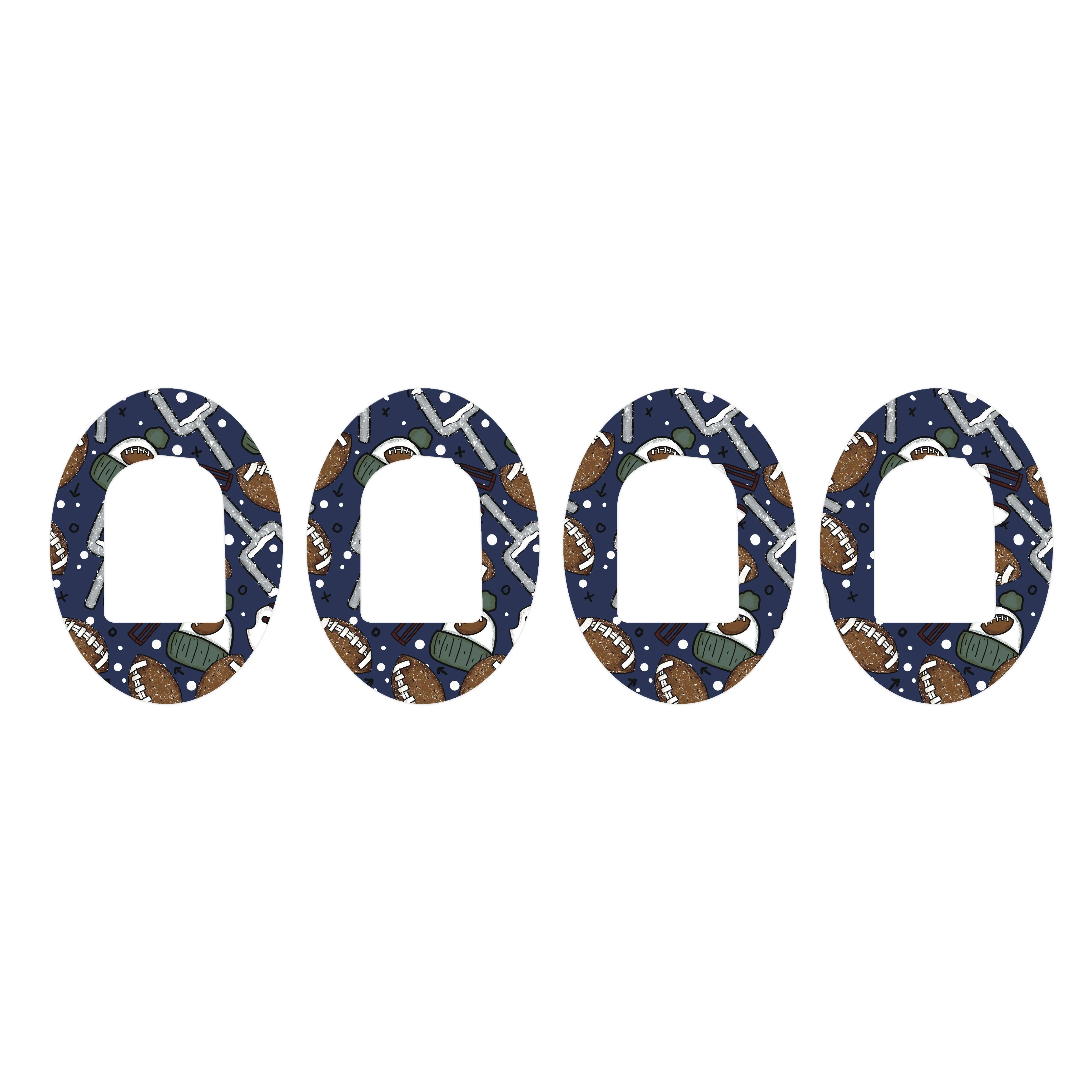 Winter Football Pod Patch Tape - Pump Peelz - Image 2