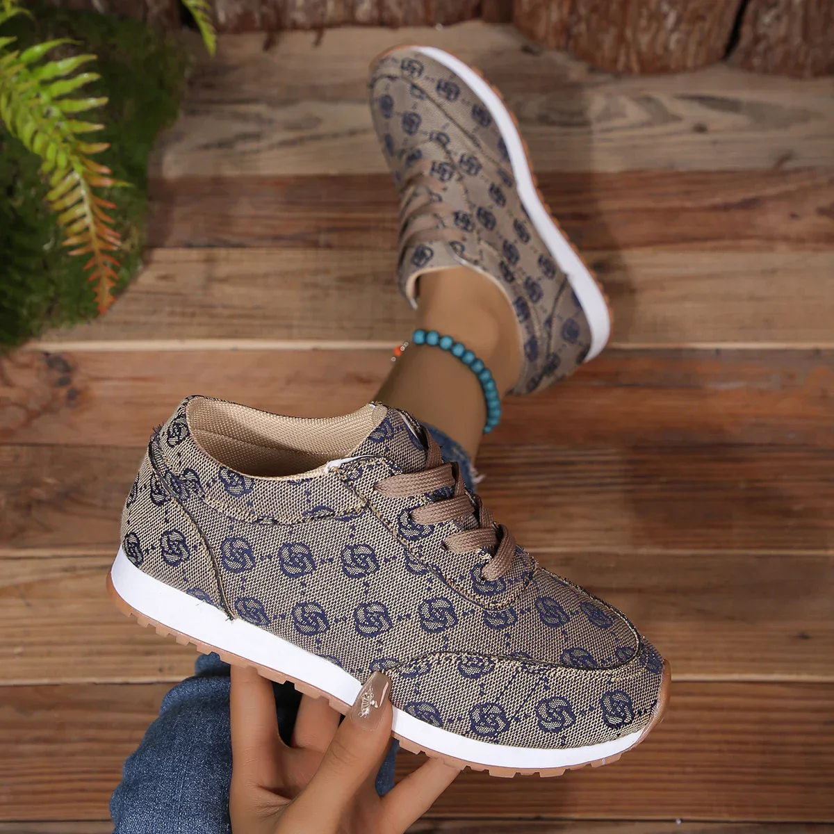 Women Casual Board Breathable Low Top Shoes - Image 5