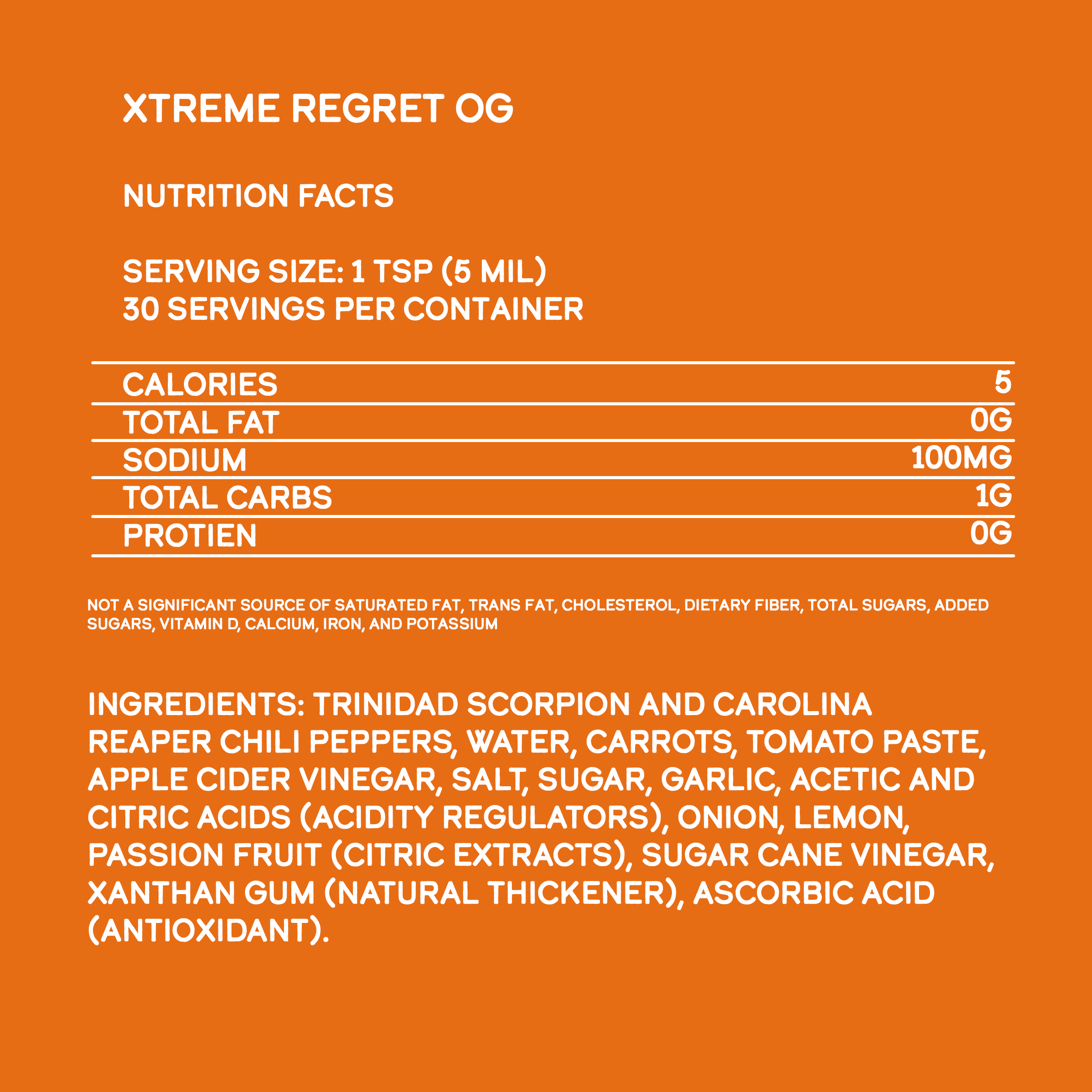 Xtreme Regret Hot Sauce - Image 8