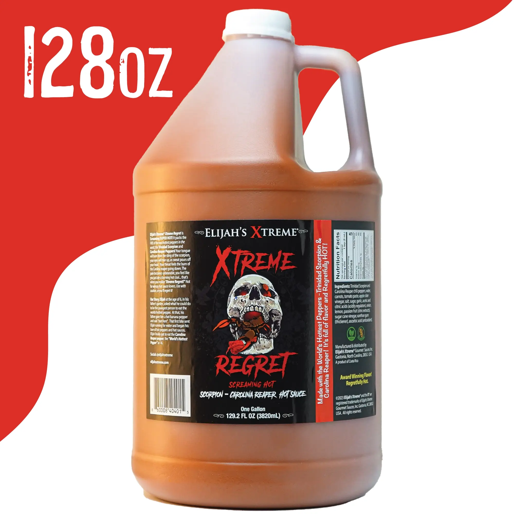 Xtreme Regret Hot Sauce Gallon (128oz) - Image 2