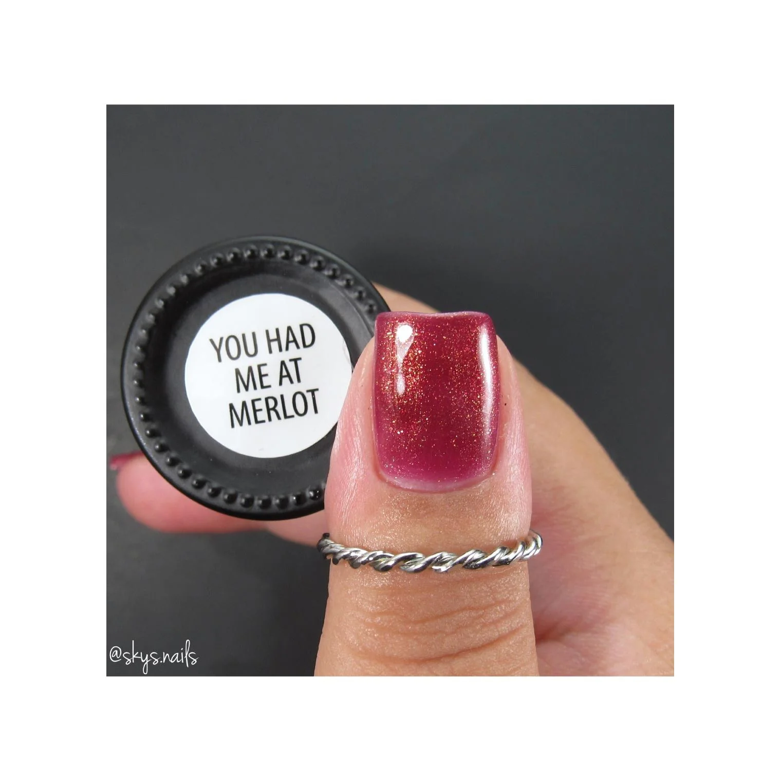 You Had Me At Merlot - Gel Polish - Image 8