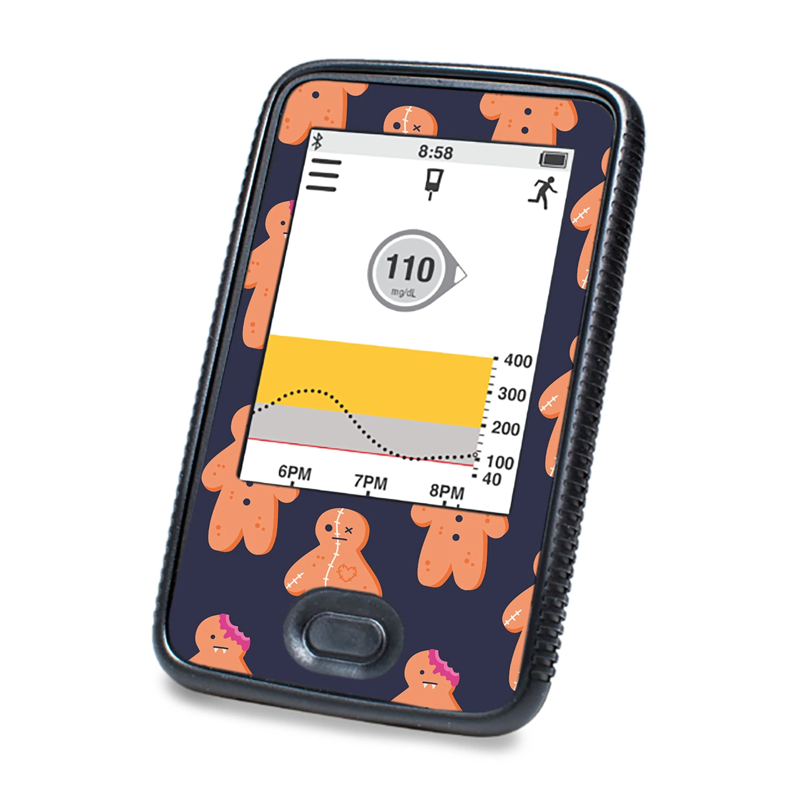 Zombie Cookies Dexcom G6 Touchscreen Receiver Sticker - Pump Peelz